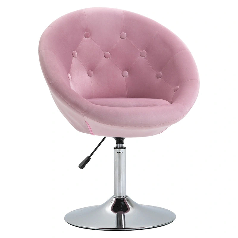 Pink Modern 26 Swivel Accent Chair
