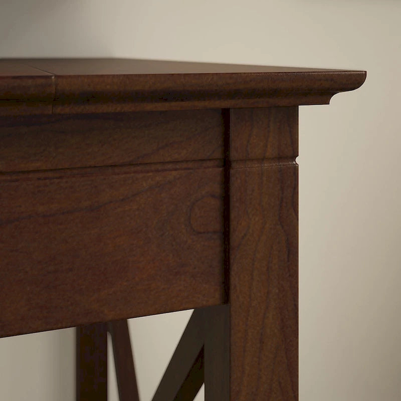 Key West 60W L Shaped Desk with Mobile File Cabinet by Bush Furniture