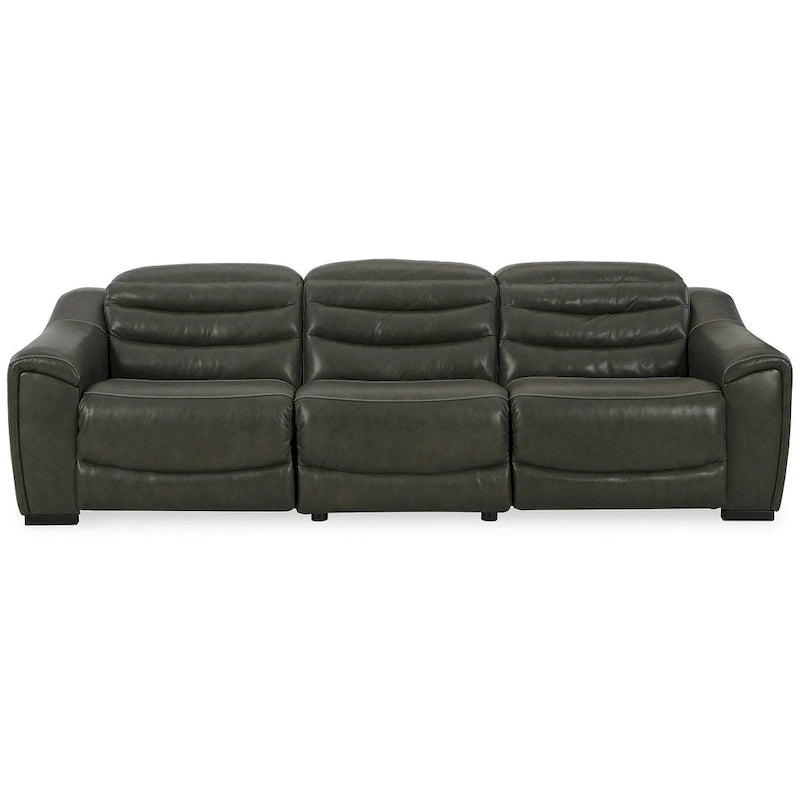 Signature Design by Ashley Center Line 3-Piece Power Reclining Sectional Sofa - 110.5W x 40D x 35H
