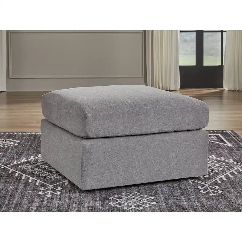 Signature Design by Ashley Modmax Dark Gray Oversized Accent Ottoman