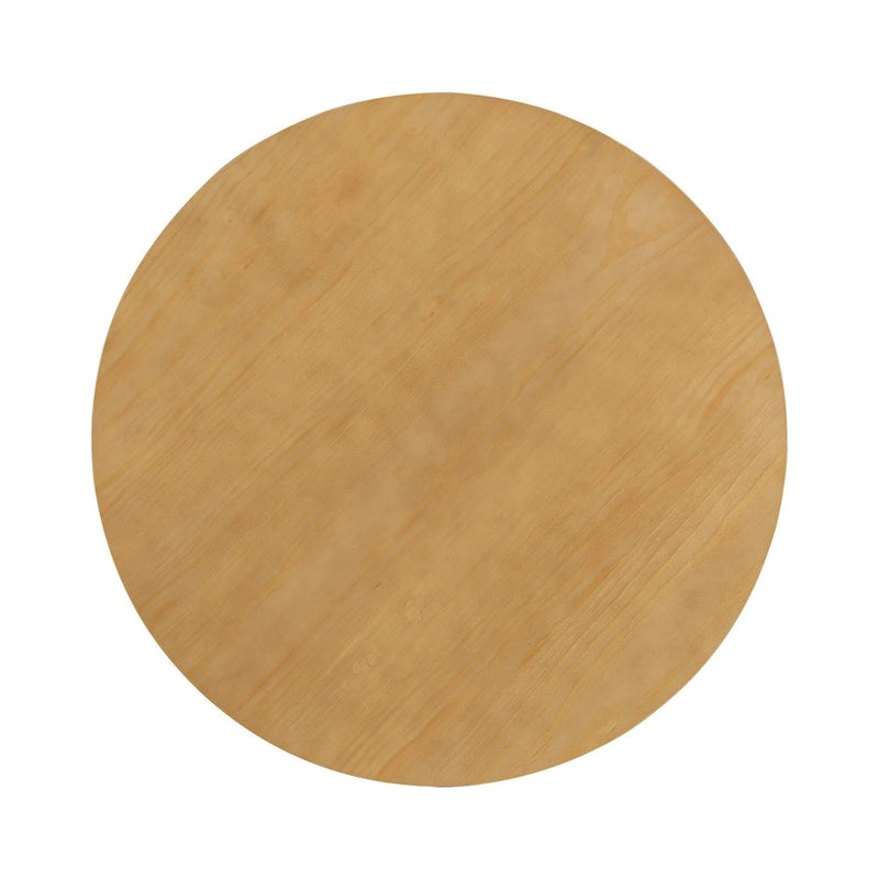 4 People Round Dining Table Set, 5 Piece Kitchen Table Set with Round Dining Table and 4 Upholstered Dining Chairs