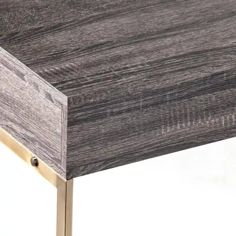 SEI Furniture Akela Transitional Wood Console Table with Storage
