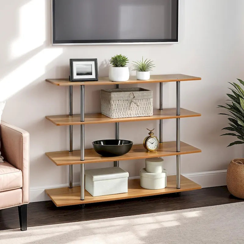 Convenience Concepts Designs2Go XL 55 inch Highboy 4 Tier TV Stand