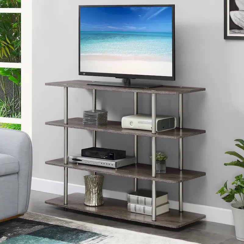 Convenience Concepts Designs2Go XL 55 inch Highboy 4 Tier TV Stand