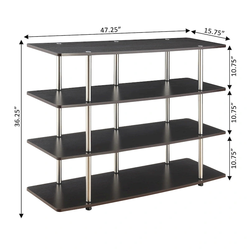 Convenience Concepts Designs2Go XL 55 inch Highboy 4 Tier TV Stand