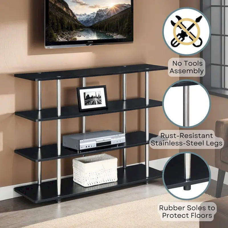 Convenience Concepts Designs2Go XL 55 inch Highboy 4 Tier TV Stand