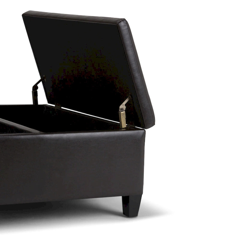WYNDENHALL Tyler 36 inch Wide Contemporary Square Table Ottoman