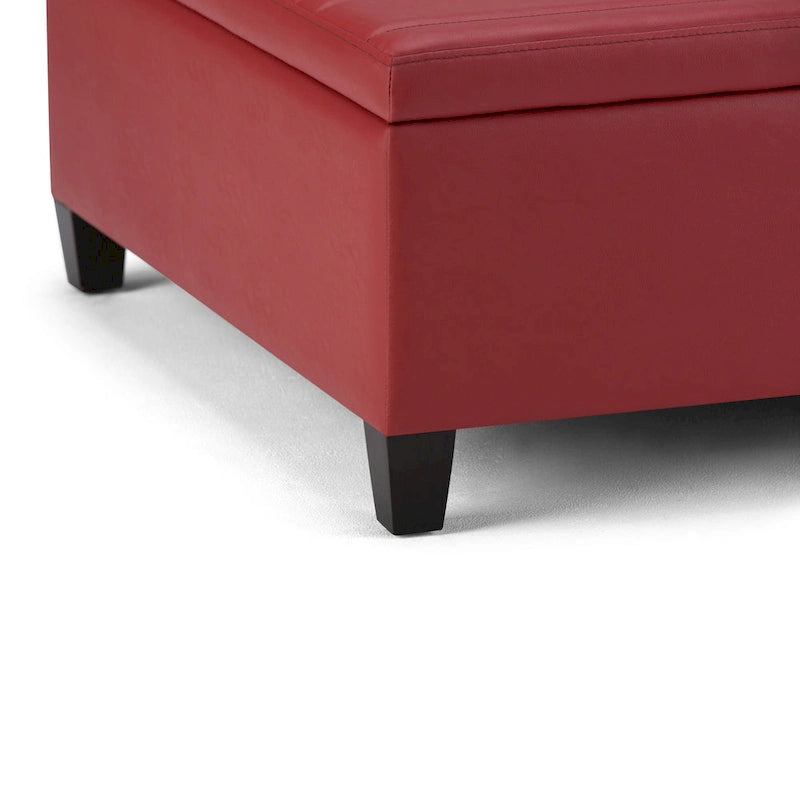 WYNDENHALL Tyler 36 inch Wide Contemporary Square Table Ottoman