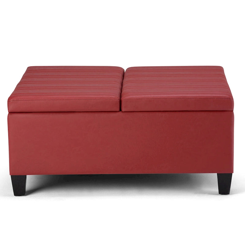 WYNDENHALL Tyler 36 inch Wide Contemporary Square Table Ottoman