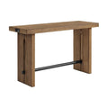 Landmark 60 Wide Sofa Table with 2 Legs, Weathered Oak