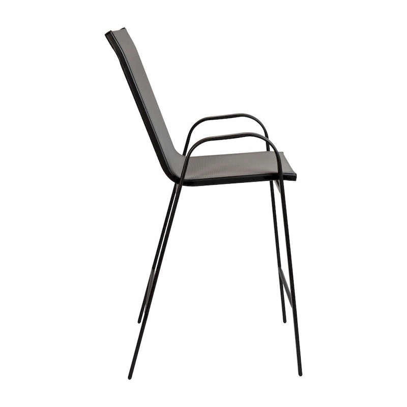 4 Pack Outdoor Barstools with Flex Comfort Material - Patio Stool
