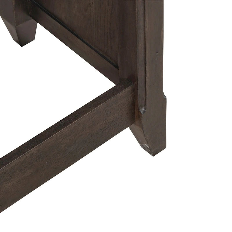 Paradise Valley Saddle Brown 4 Piece Console Table Set
