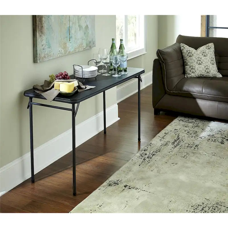 COSCO 20 x 48 Vinyl Top Folding Table