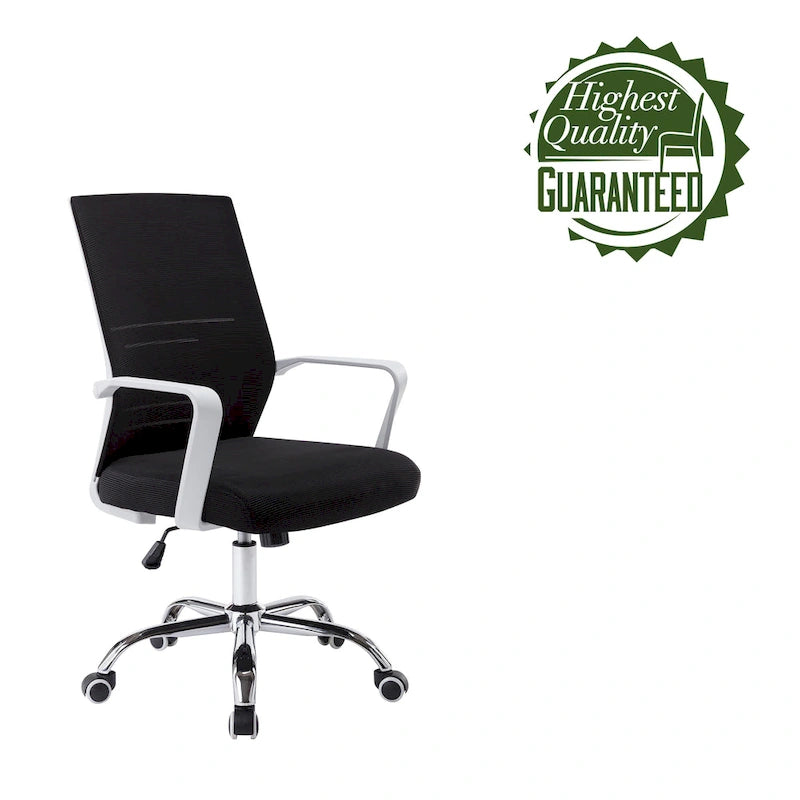 Porthos Home Brio Swivel Office Chair, Mesh Back, Adjustable Height