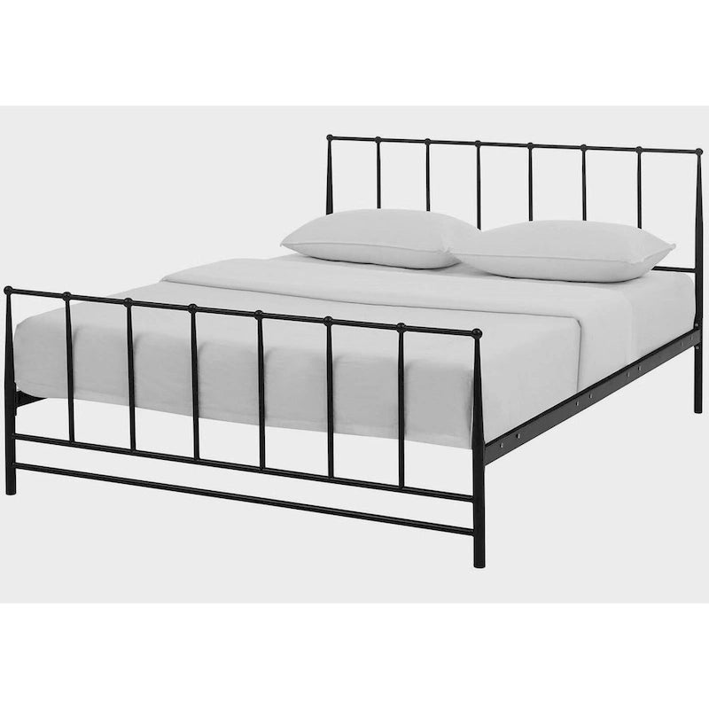 Freeport Brown King Size Metal Bed Frame