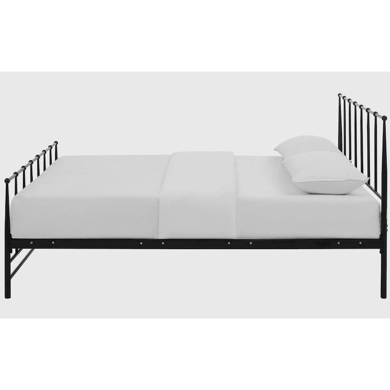 Freeport Brown King Size Metal Bed Frame
