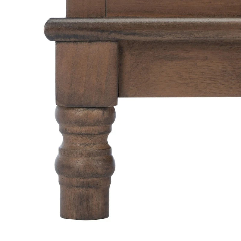 2-Door TV Media Stand with Herringbone Pattern - 47W x 16D x 20H