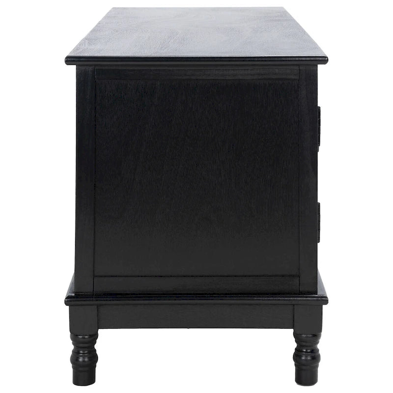 2-Door TV Media Stand with Herringbone Pattern - 47W x 16D x 20H