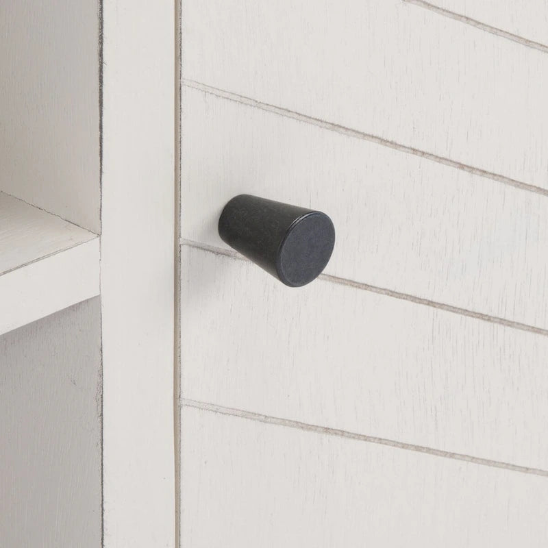 2-Door TV Media Stand with Herringbone Pattern - 47W x 16D x 20H