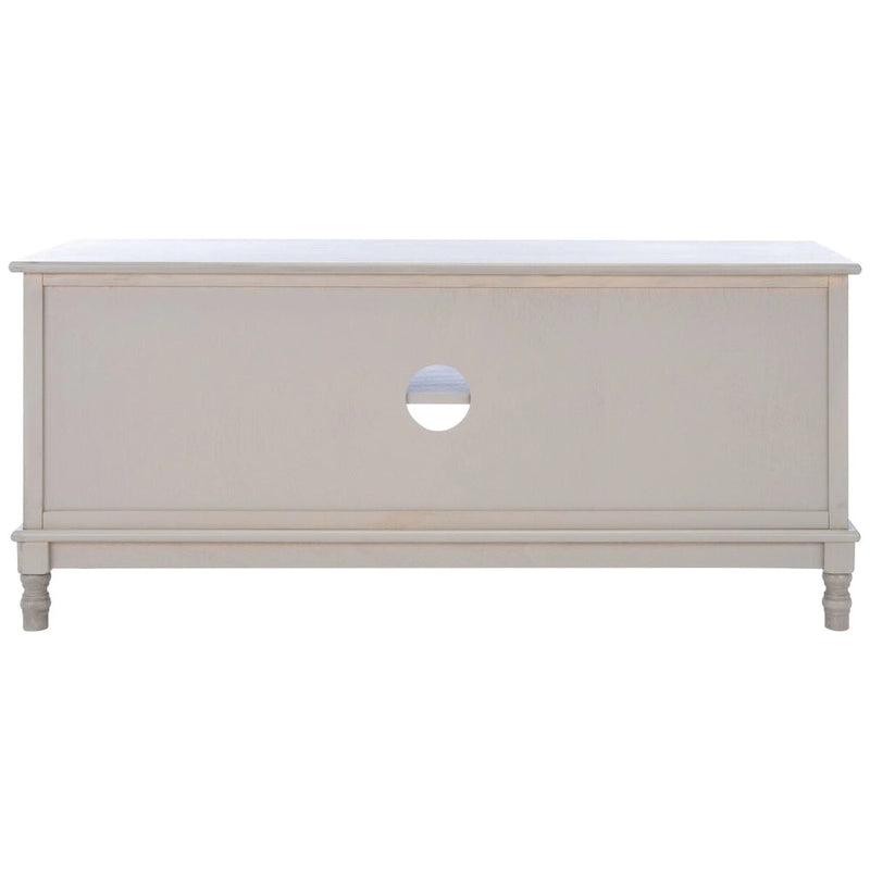 2-Door TV Media Stand with Herringbone Pattern - 47W x 16D x 20H