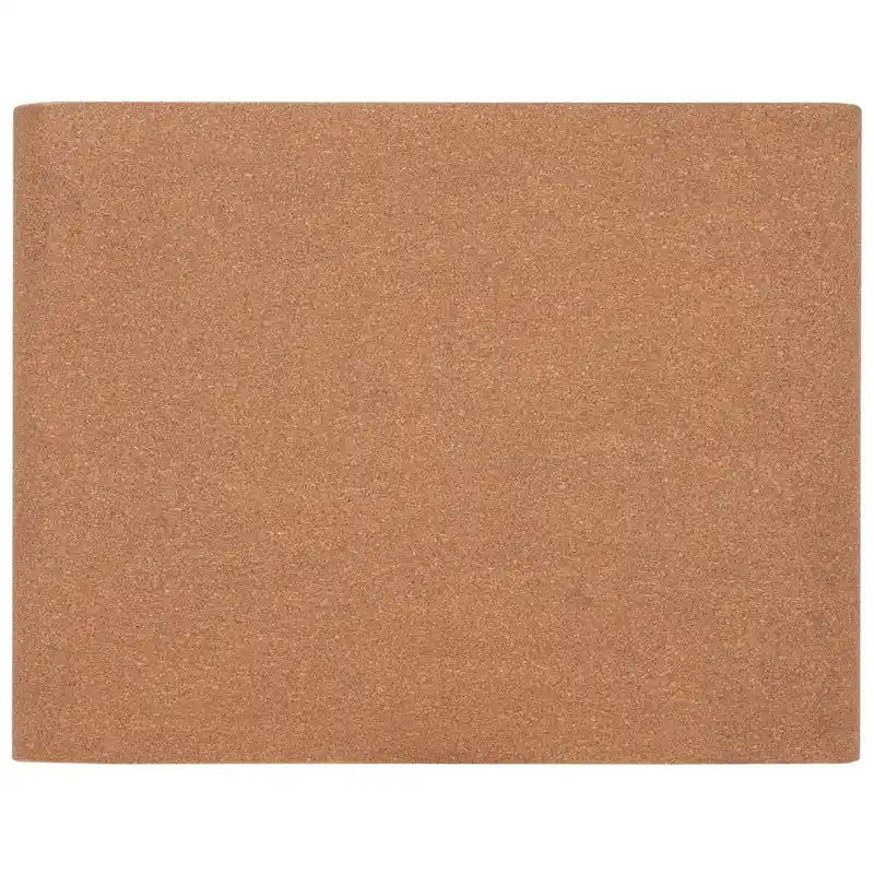 Cork Accent Table with Shelf - Waterfall Design