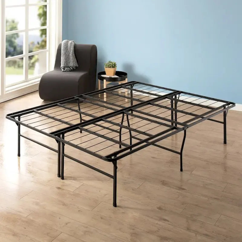 18 Inch Metal Platform Bed Frame by Crown Comfort
