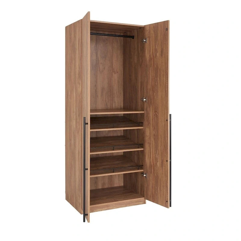 Manhattan Comfort Lee Modern 3.0 Freestanding Wardrobe Closet Armoire Set of 3