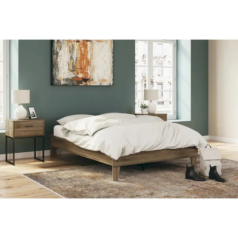 Signature Design by Ashley Deanlow Honey Platform Bed
