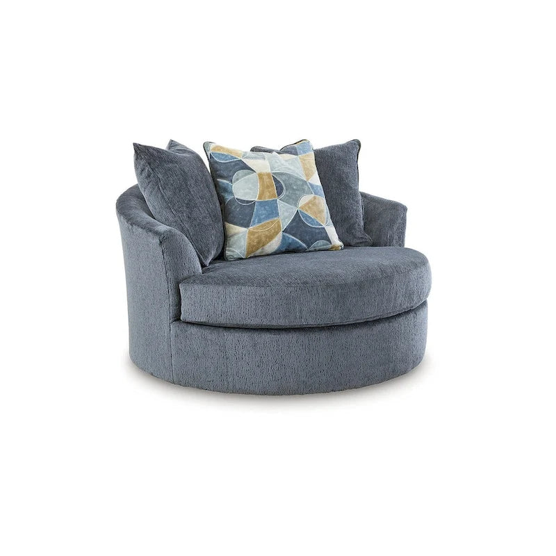 Signature Design by Ashley Maxon Place Oversized Swivel Accent Chair - 56W x 55D x 35H