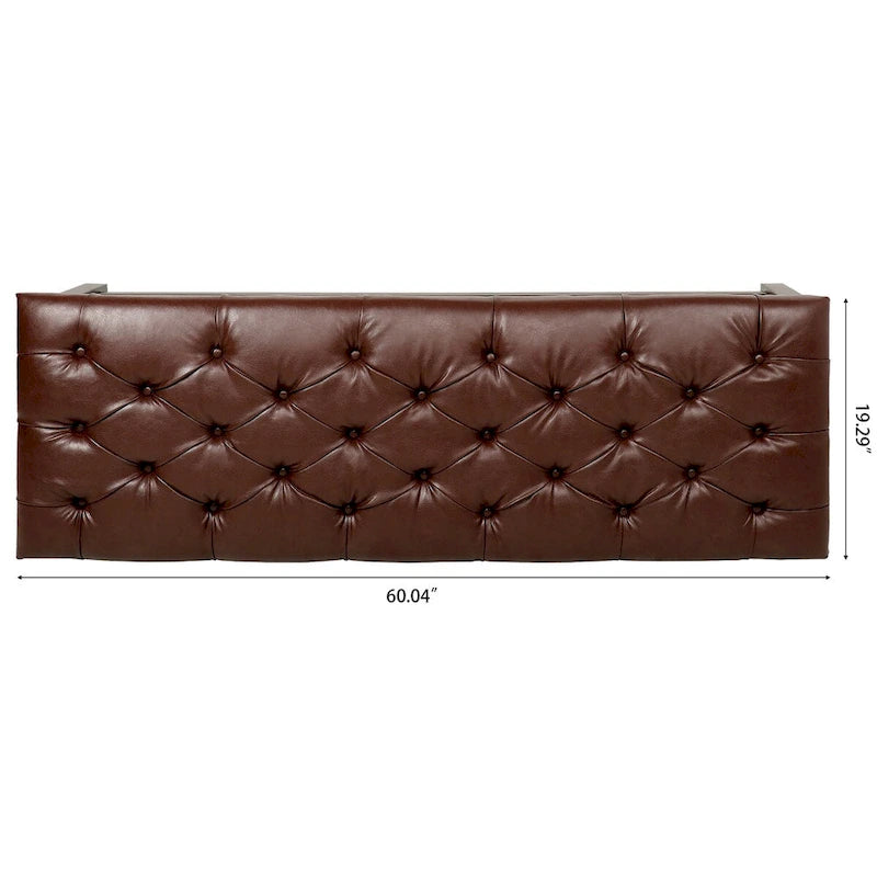 Wooden Base Upholstered Bench for Bedroom for Entryway