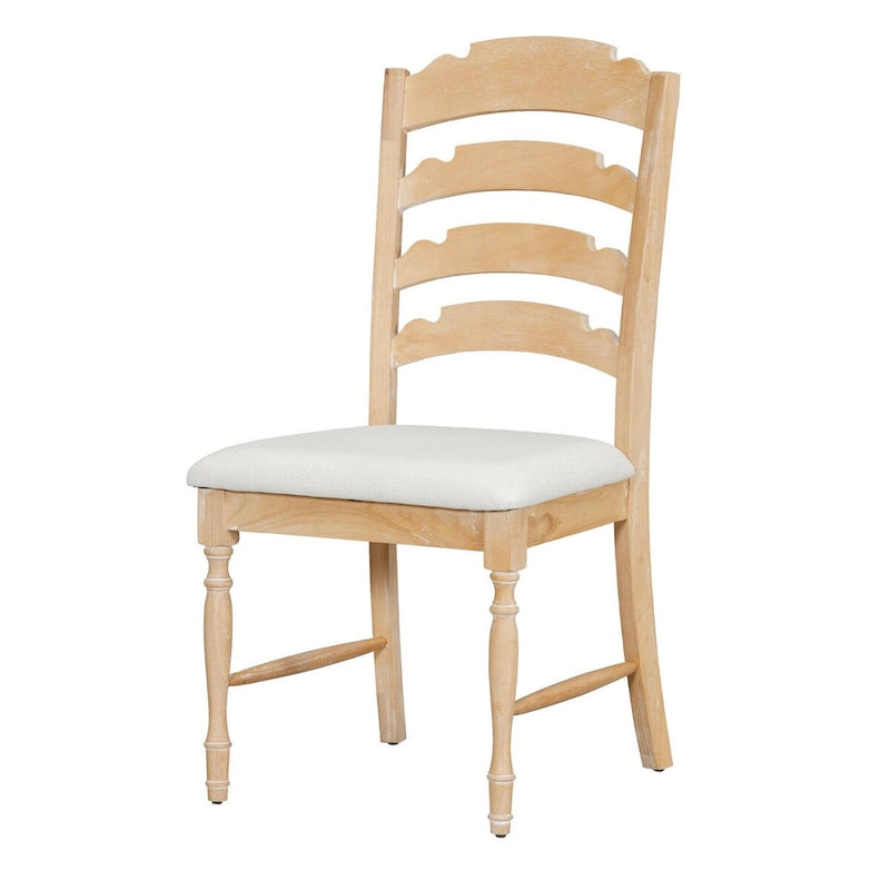 Vintage Traditional 4-Piece Upholstered Dining Chairs with Serrated Backs