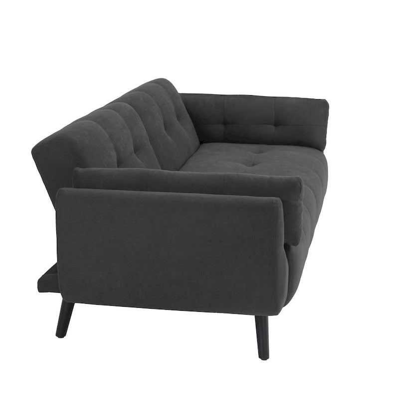 Convertible Futon Sofa Reclining Adjustable Back Couch Bed Sleeper