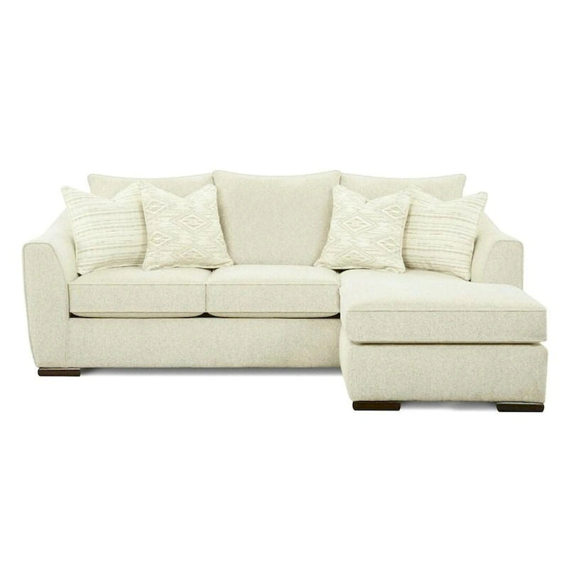Vibrant Vision Oatmeal Chaise Sofa
