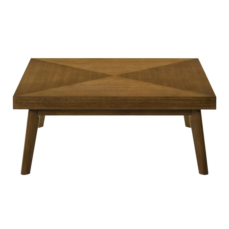Hayward Walnut Coffee Table with Diamond Parquet