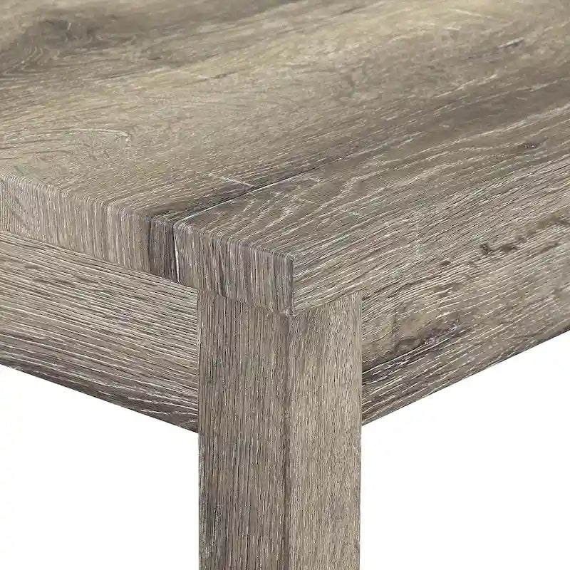 5-Piece Dining Table Set, Wood Square Table and 4 Upholstered Chairs