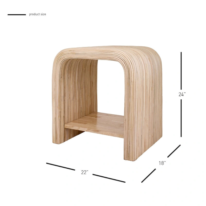 Kyran Rattan Coffee Table & Side/End Table