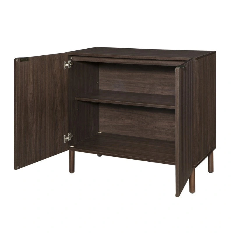 Merk Walnut Cabinet 2 Door