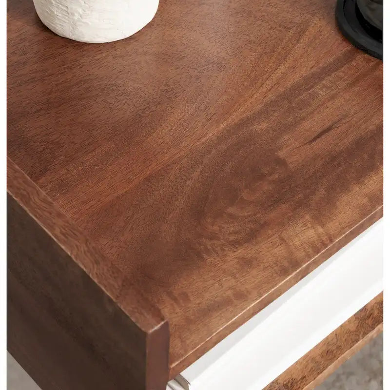 Kate and Laurel Quilby Wood Side Table - 18x14x27