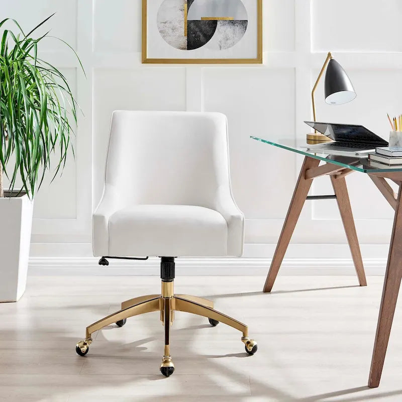 Discern Performance Velvet Office Chair