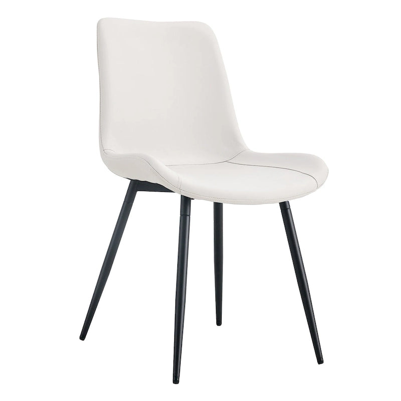 Dining Chairs Set of 4 Modern Kitchen Artificial Leather Chairs