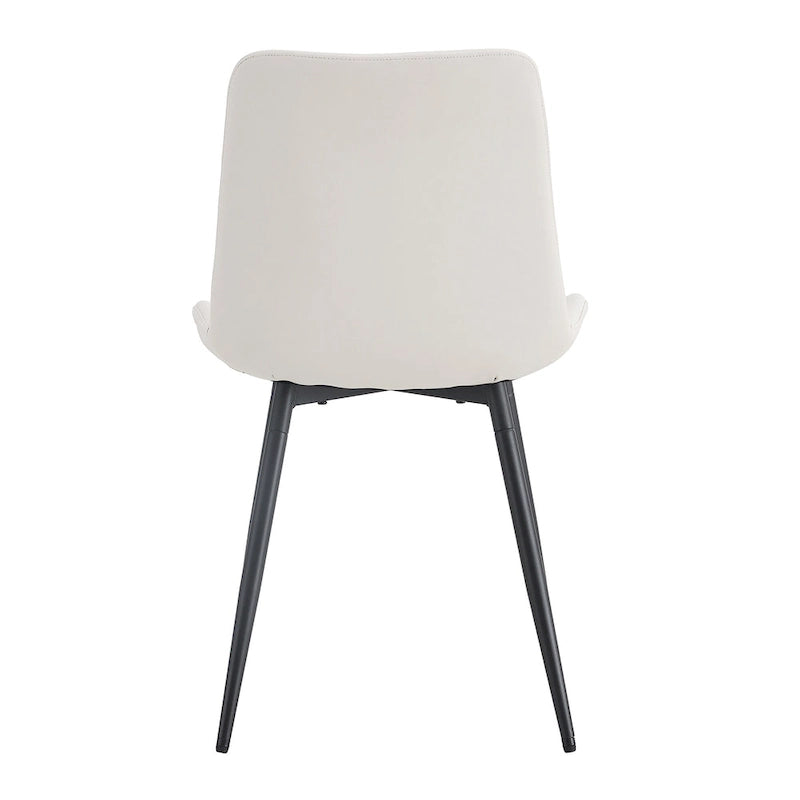 Dining Chairs Set of 4 Modern Kitchen Artificial Leather Chairs