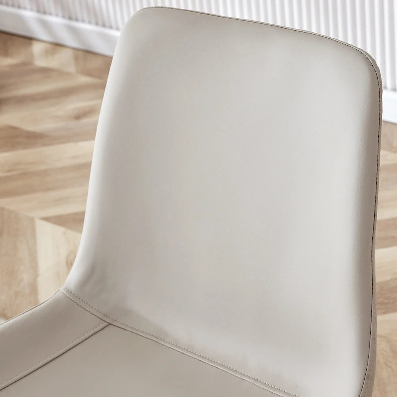 Dining Chairs Set of 4 Modern Kitchen Artificial Leather Chairs