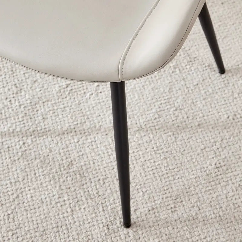 Dining Chairs Set of 4 Modern Kitchen Artificial Leather Chairs