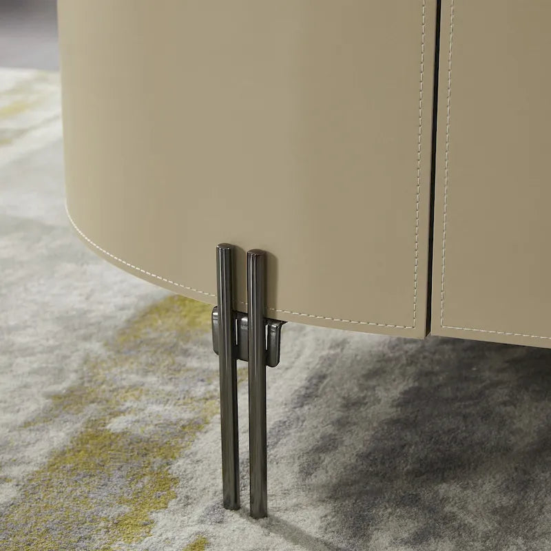 Modern TV Stand with 3 Drawers - Light Luxury Style