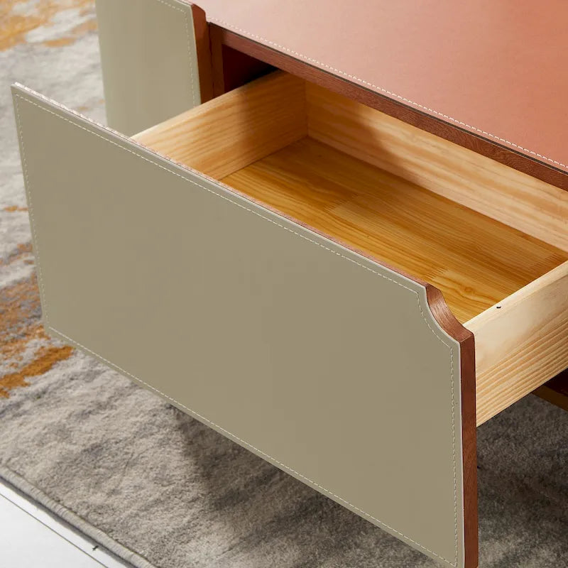 Modern TV Stand with 3 Drawers - Light Luxury Style